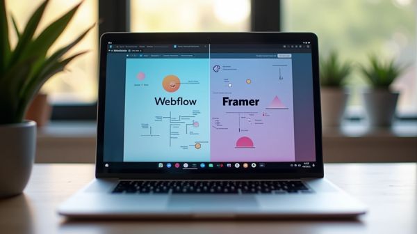Comparer Webflow et Framer pour réussir vos projets no-code